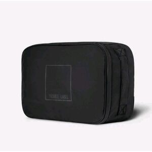 Private Label Black Nylon Top Travel  Sneaker Case‎ Cosmetic Make Toiletry Bag
